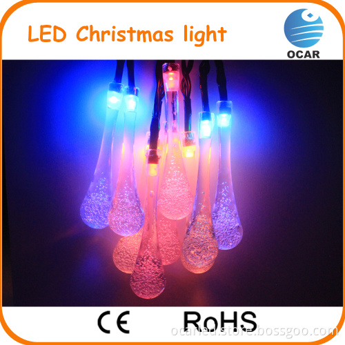 20pc per string battery led Christmas decorative water drop light